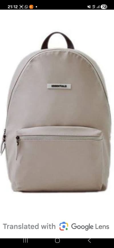 Sac à dos blanc