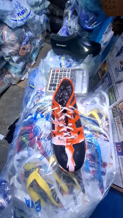 Chaussures de sport orange
