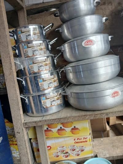 Marmite en aluminium