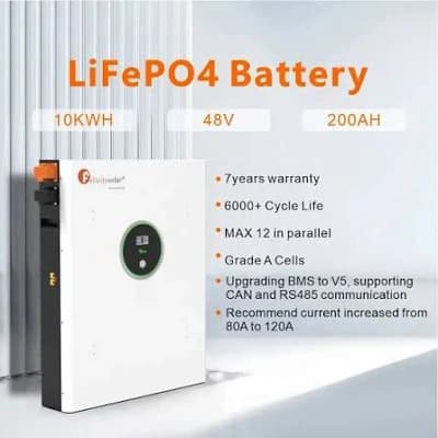 Batterie LiFePO4 FritySolar 10KWH