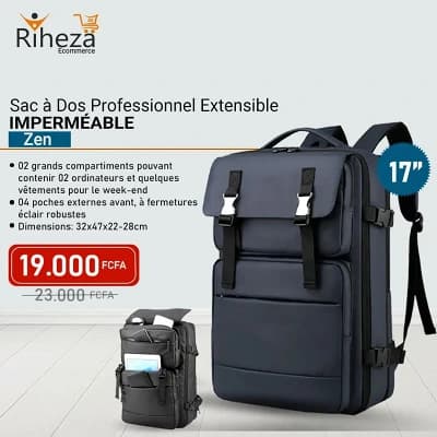 Sac à dos imperméable professionnel