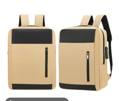 Sac à dos beige