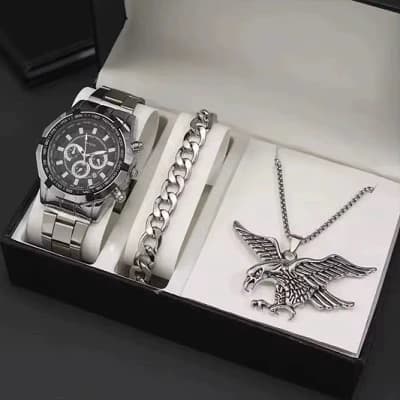 Coffret montre bracelet et pendentif
