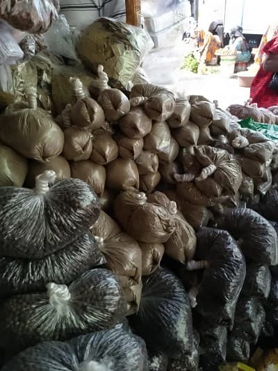 Sacs de denrées alimentaires