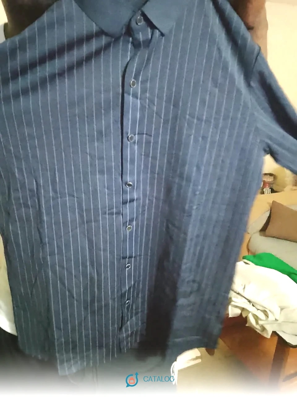 Chemise homme rayures fines