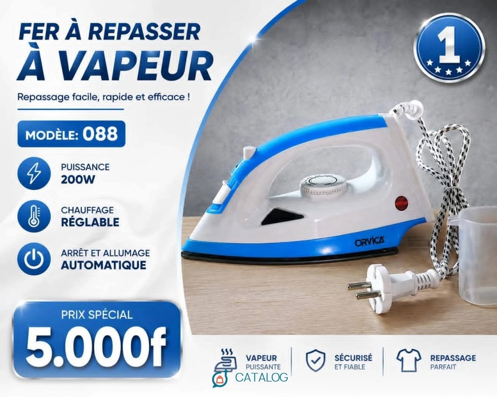 Fer à repasser à vapeur Orvica 088