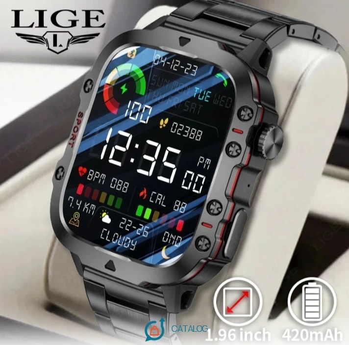 Montre connectée LIGE 1.96 inch