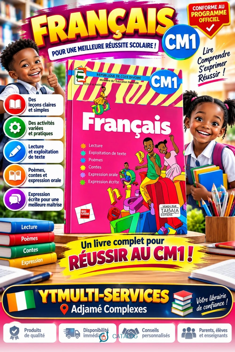 Manuel scolaire Français CM1
