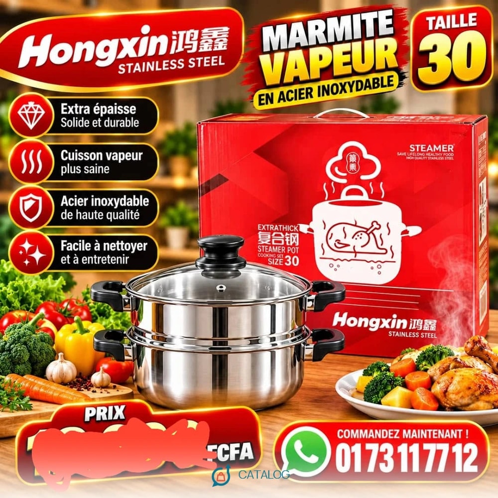 Marmite vapeur Hongxin taille 30