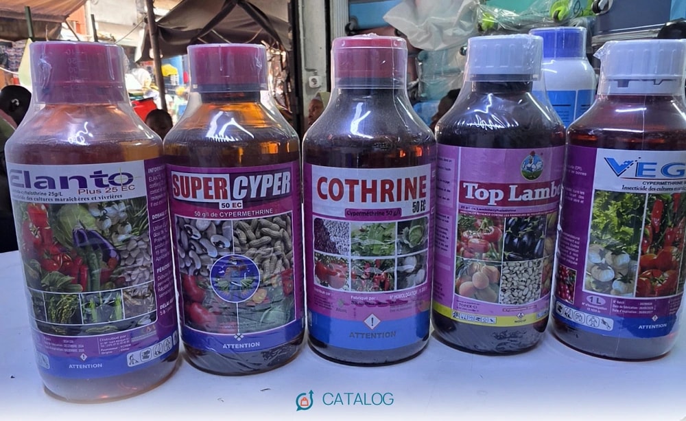 Lot d'insecticides pour maraîchers