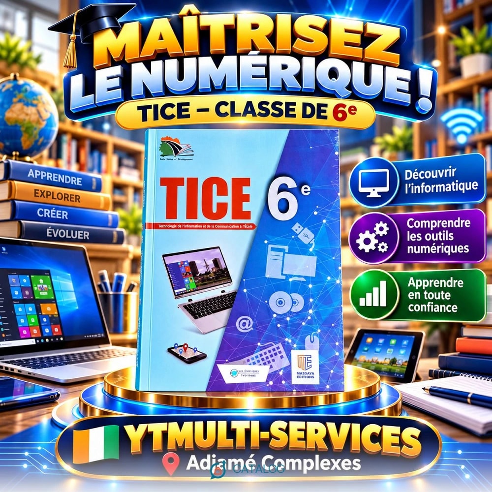 Manuel TICE 6e numérique