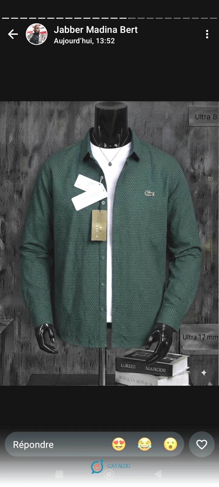chemise homme