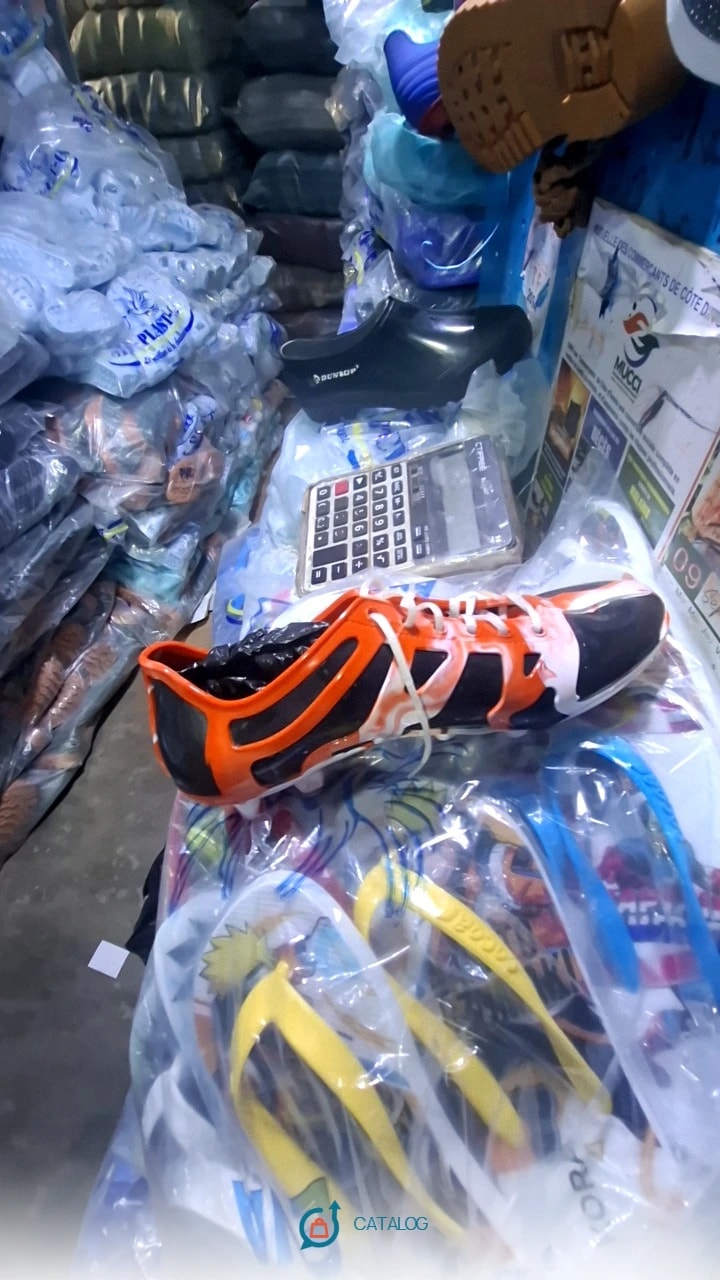Baskets de sport orange