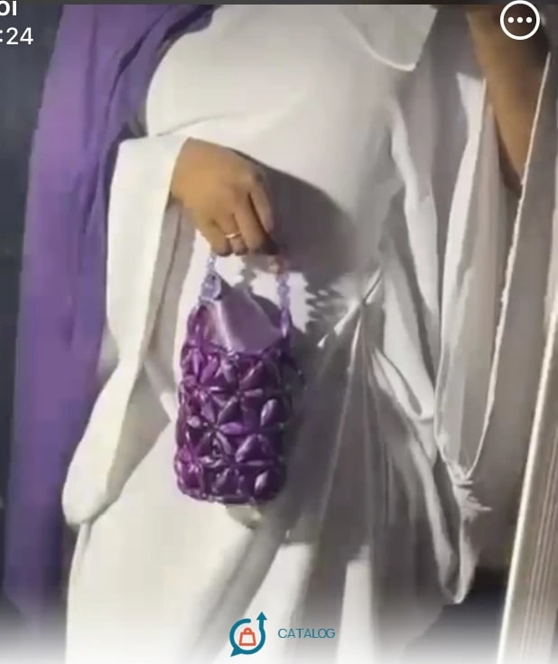Sac à main violet