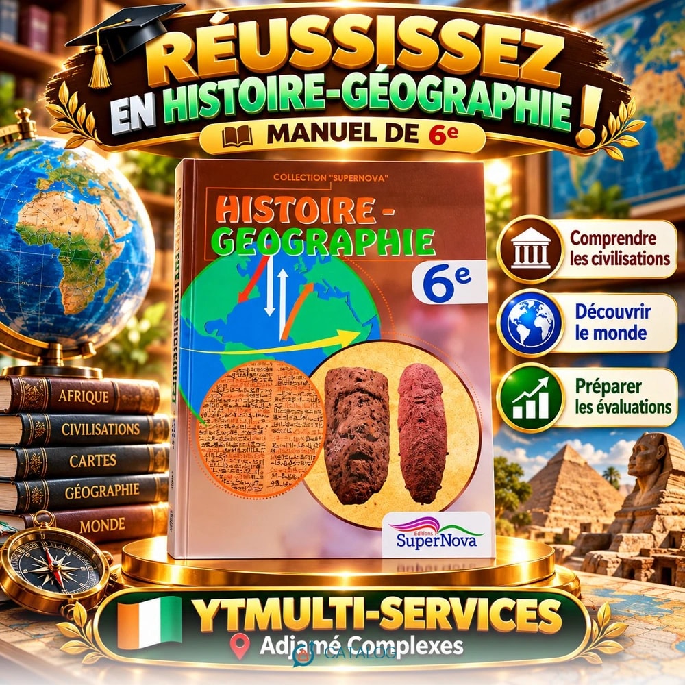 Livre Histoire-Géographie SuperNova 6e