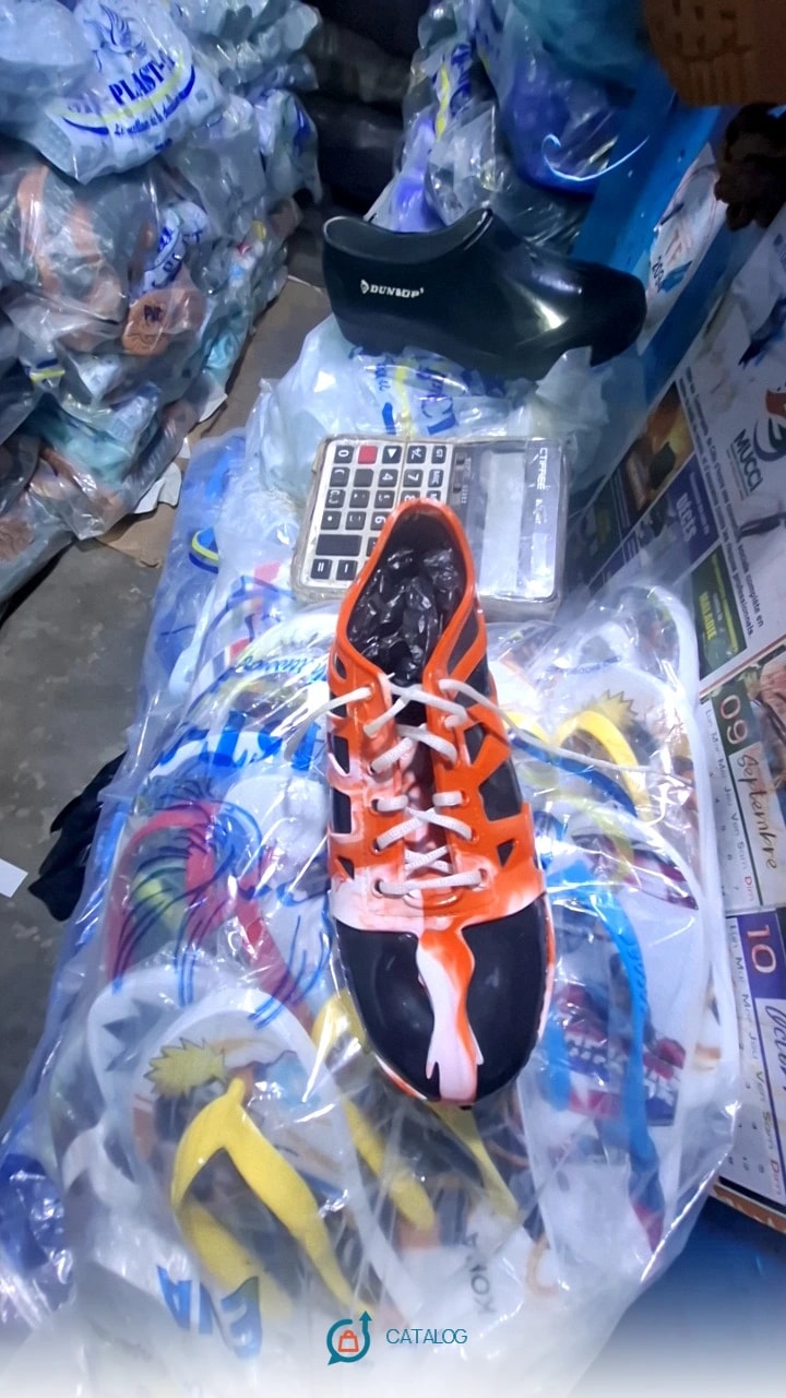 Chaussures de sport orange
