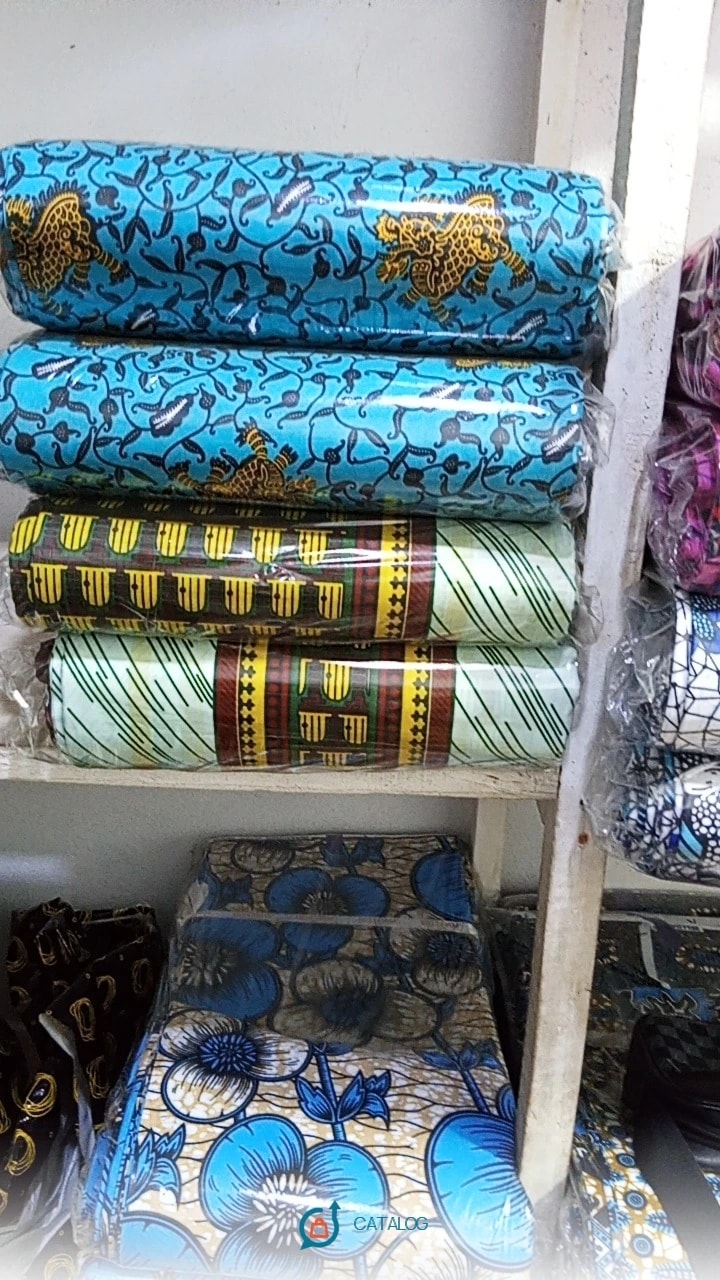 Tissu wax en rouleau