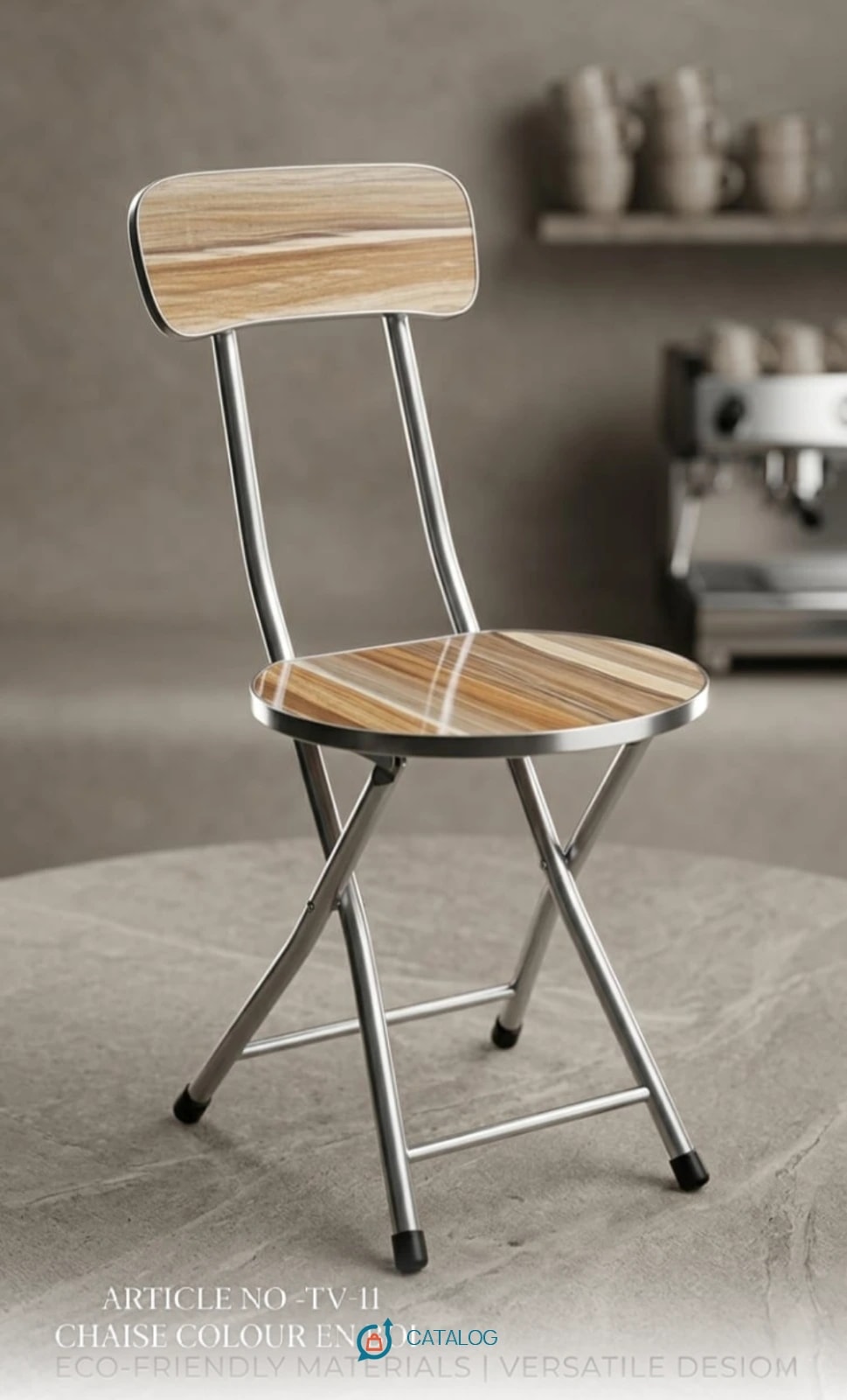 Chaise pliante TV 11 couleur bois