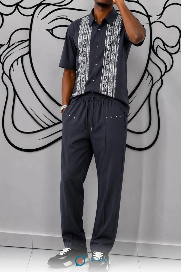 Ensemble chemise et pantalon homme