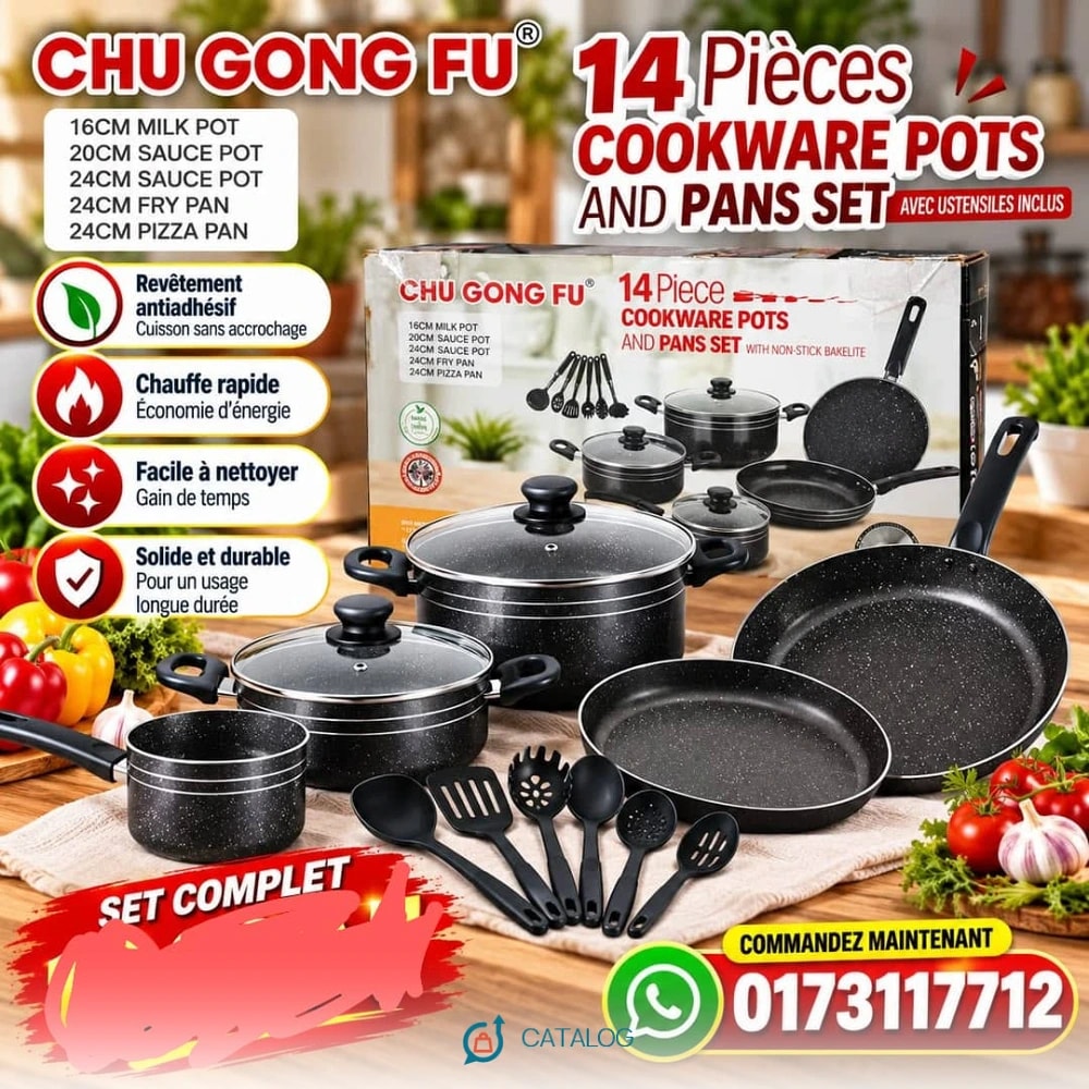 Set de cuisine Chu Gong Fu 14 pièces
