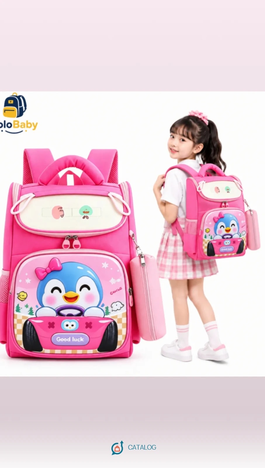 Sac à dos enfant rose
