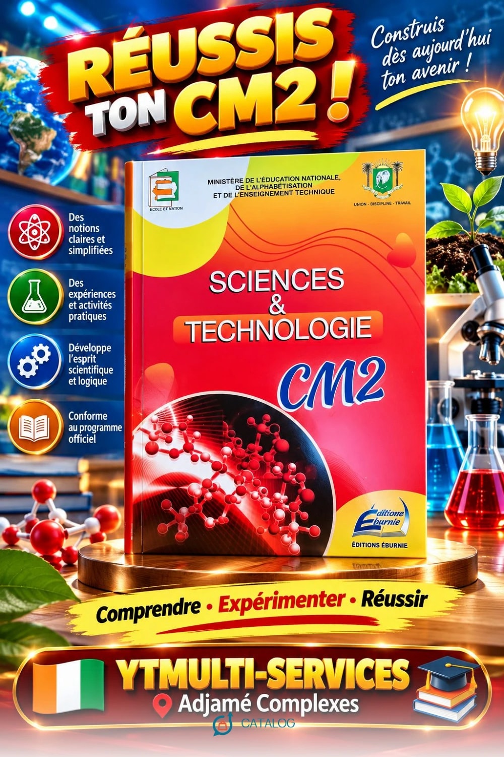 Livre de sciences et technologie CM2