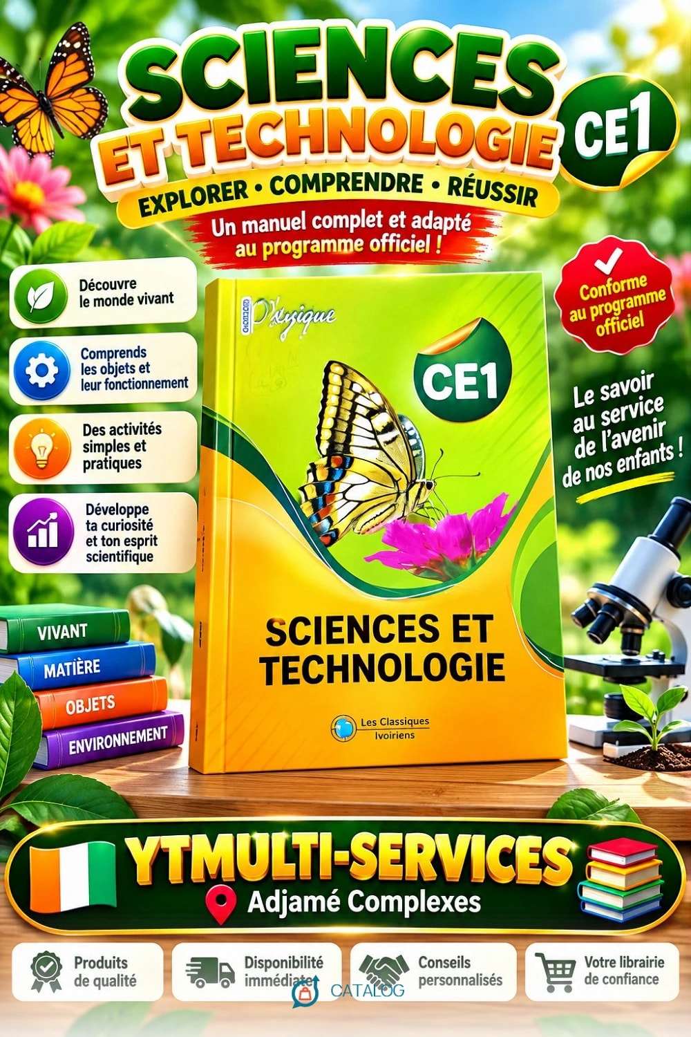 Livre Sciences et Technologie CE1