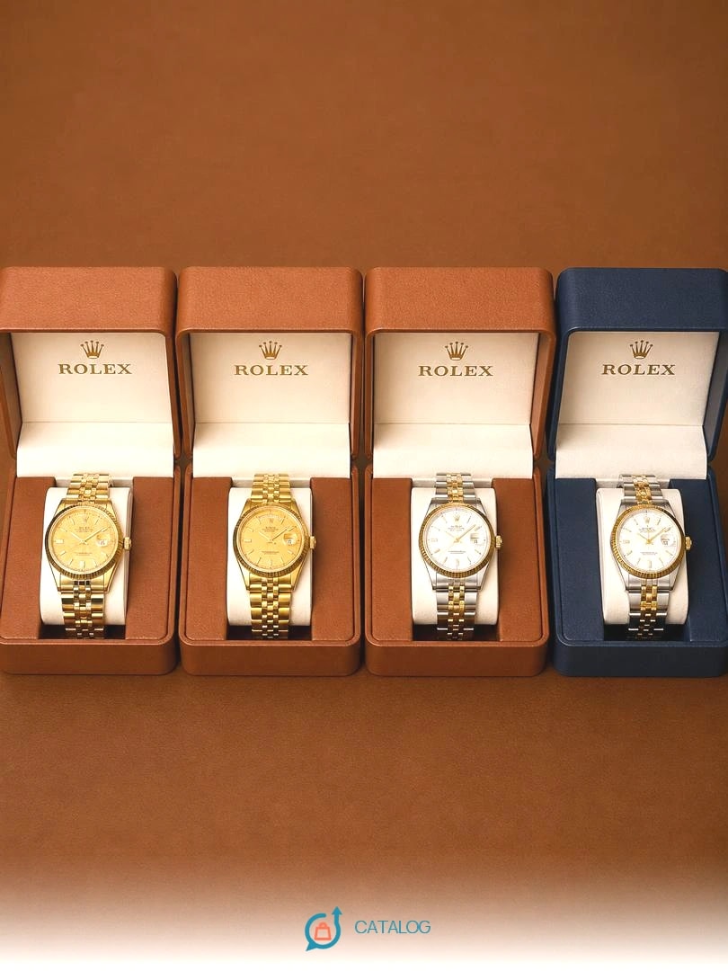 Montres de luxe en boîte