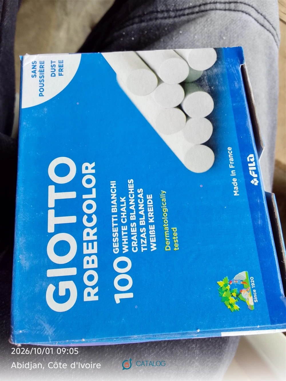 Craies blanches Giotto 100