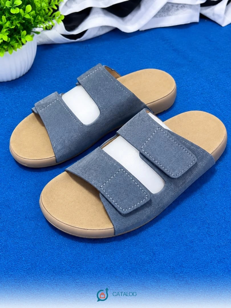 Sandales à brides grises