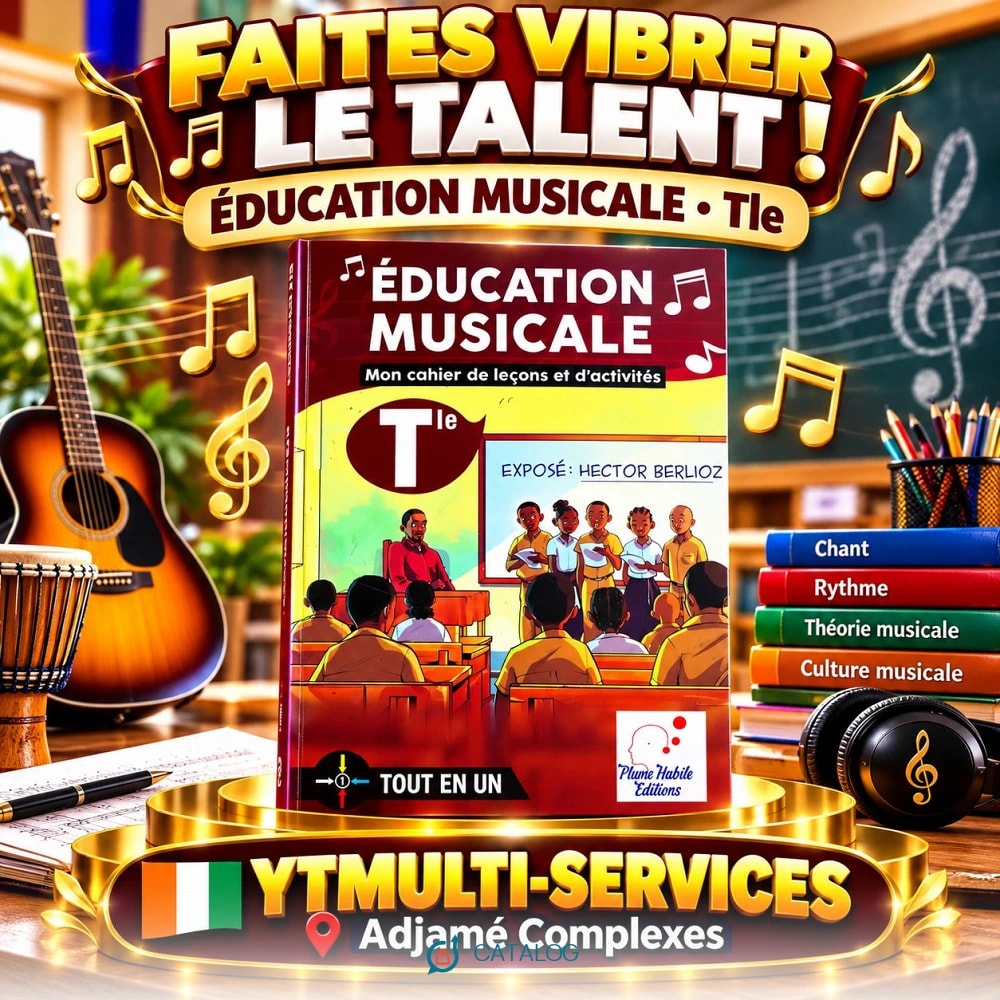 Cahier Éducation Musicale Plume Habile Tle