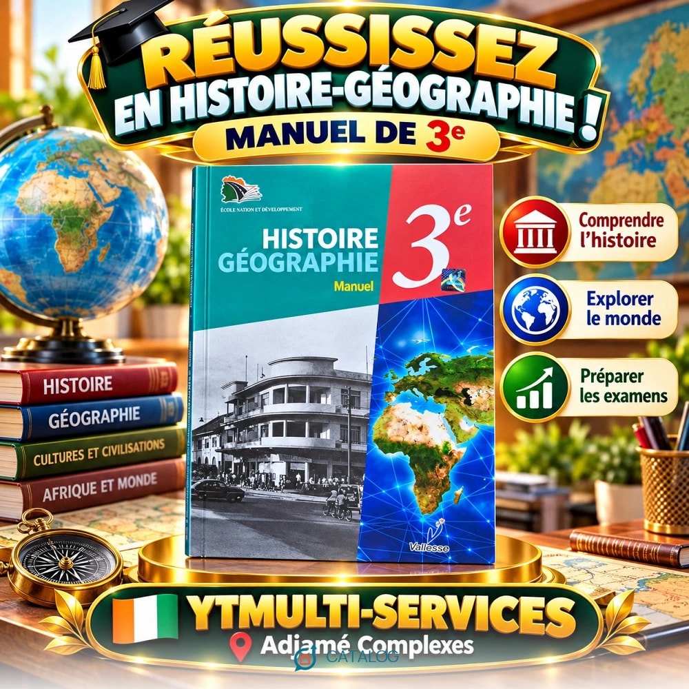 Manuel scolaire Histoire Géographie 3e Vallesse