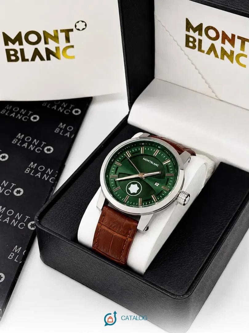 Montre bracelet cadran vert