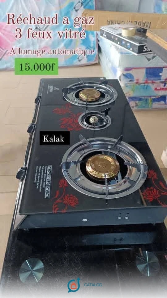 Réchaud à gaz Kalak 3 feux