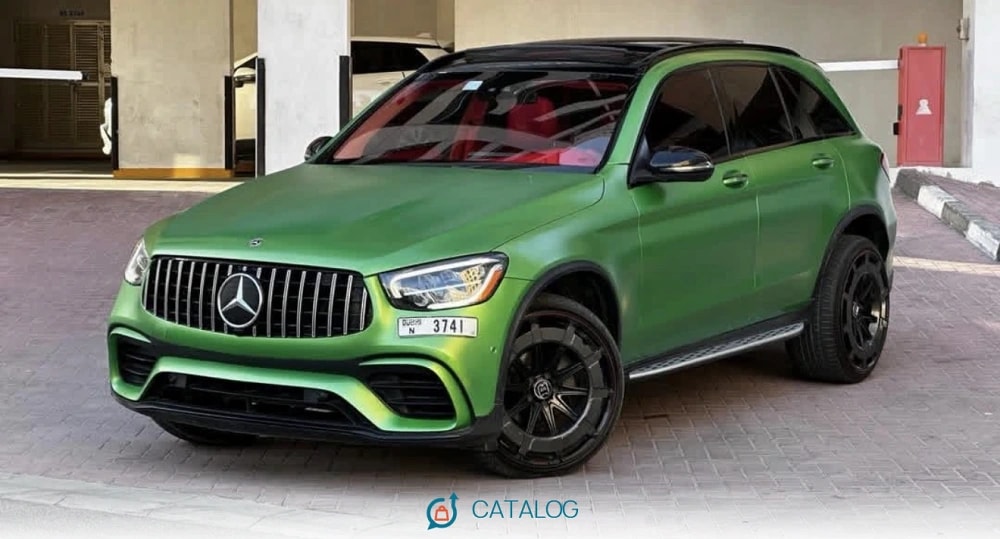 SUV Mercedes-Benz vert mat