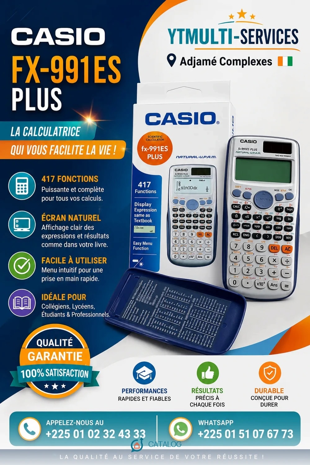 Calculatrice Casio 417
