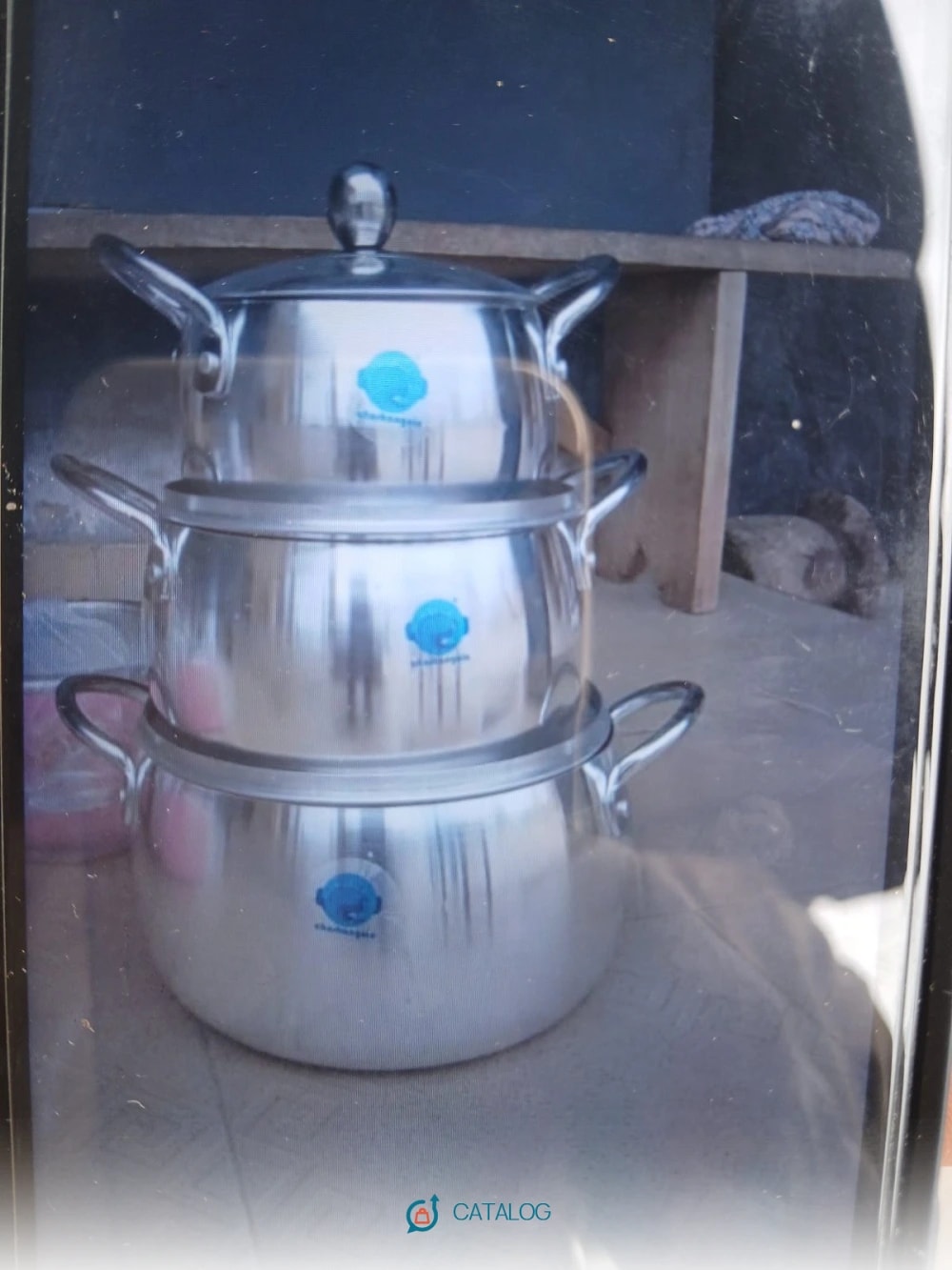 Casseroles en inox 3 pièces