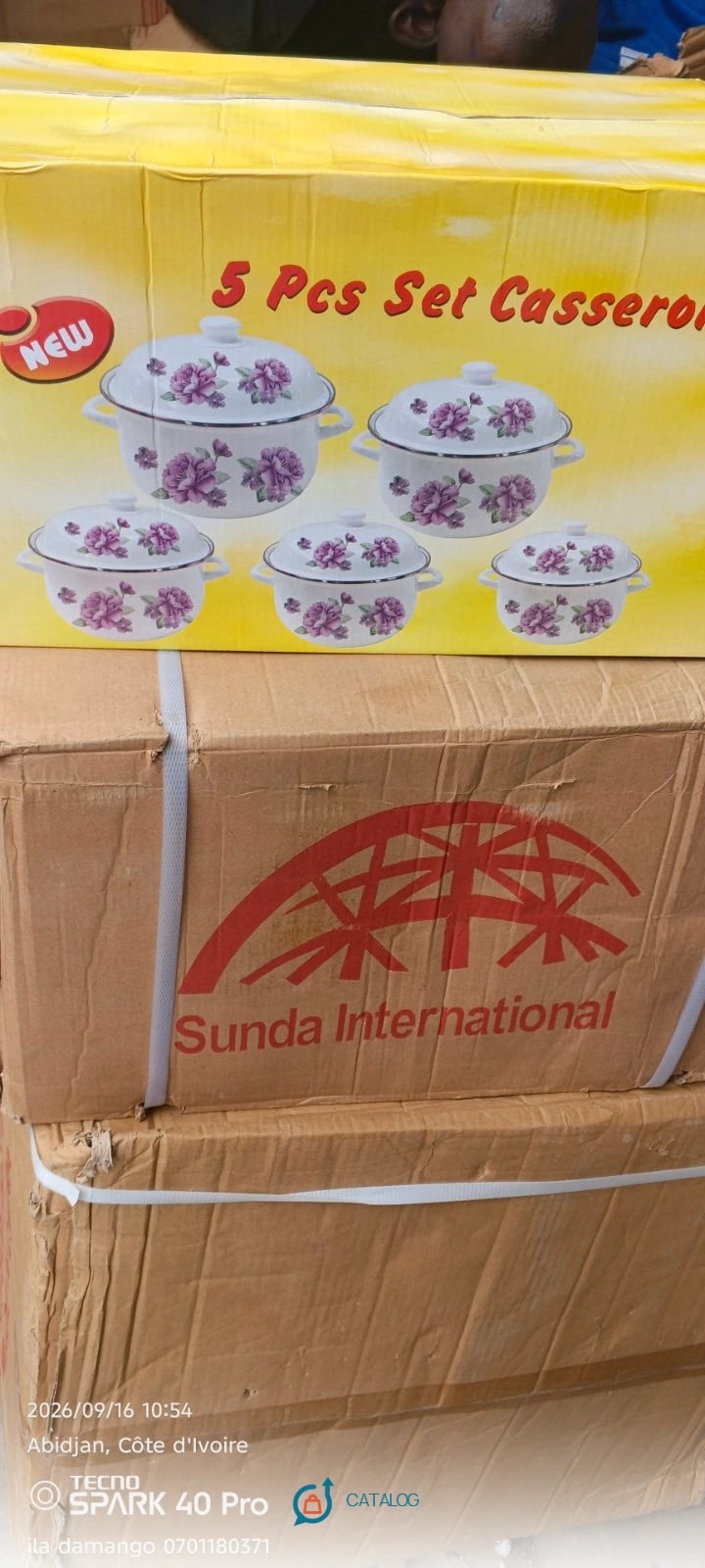 Casseroles Sunda International 5 pièces