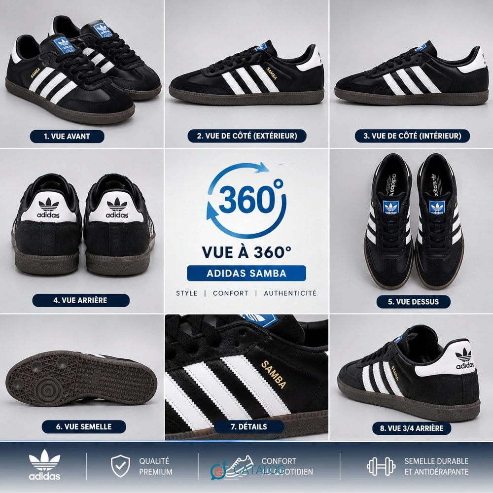 Baskets Adidas Samba noires