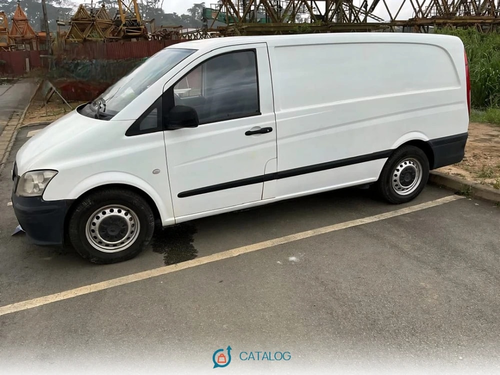Fourgon utilitaire blanc
