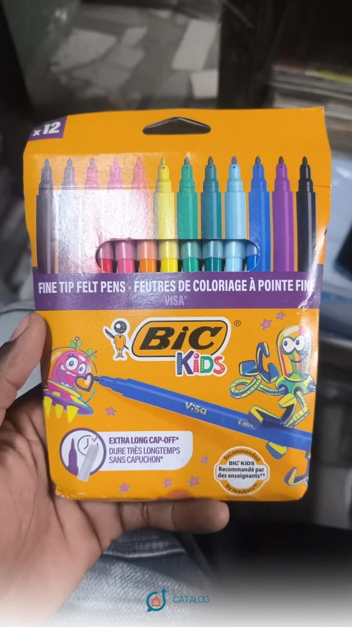 Feutres BIC Kids 12 couleurs