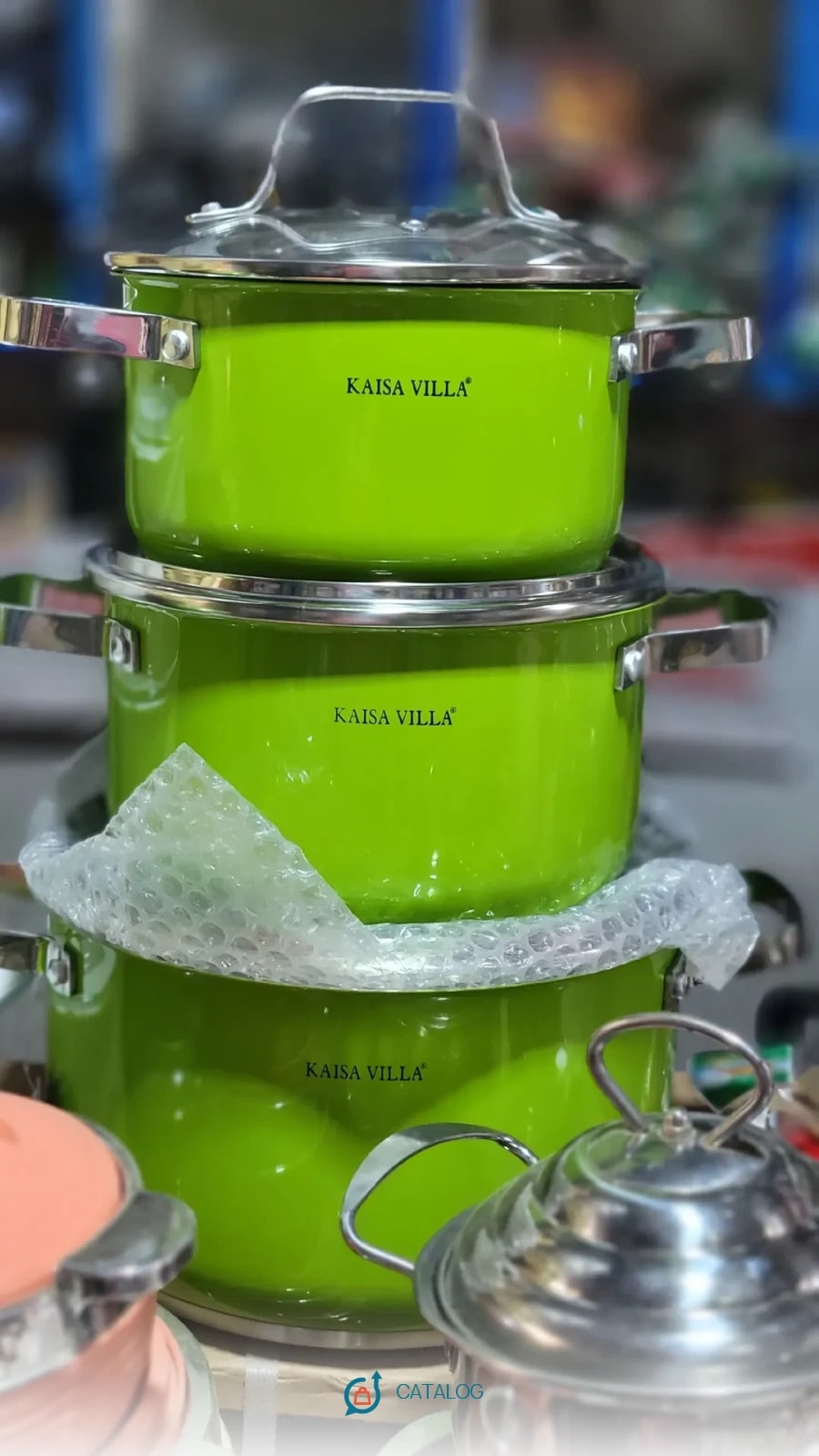 Casseroles Kasa Villa vertes