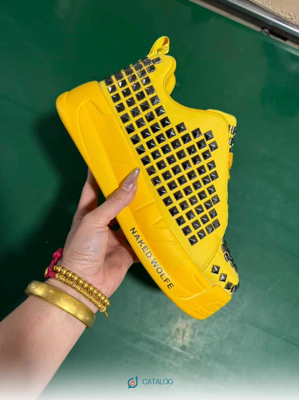 Baskets Naked Wolfe jaunes