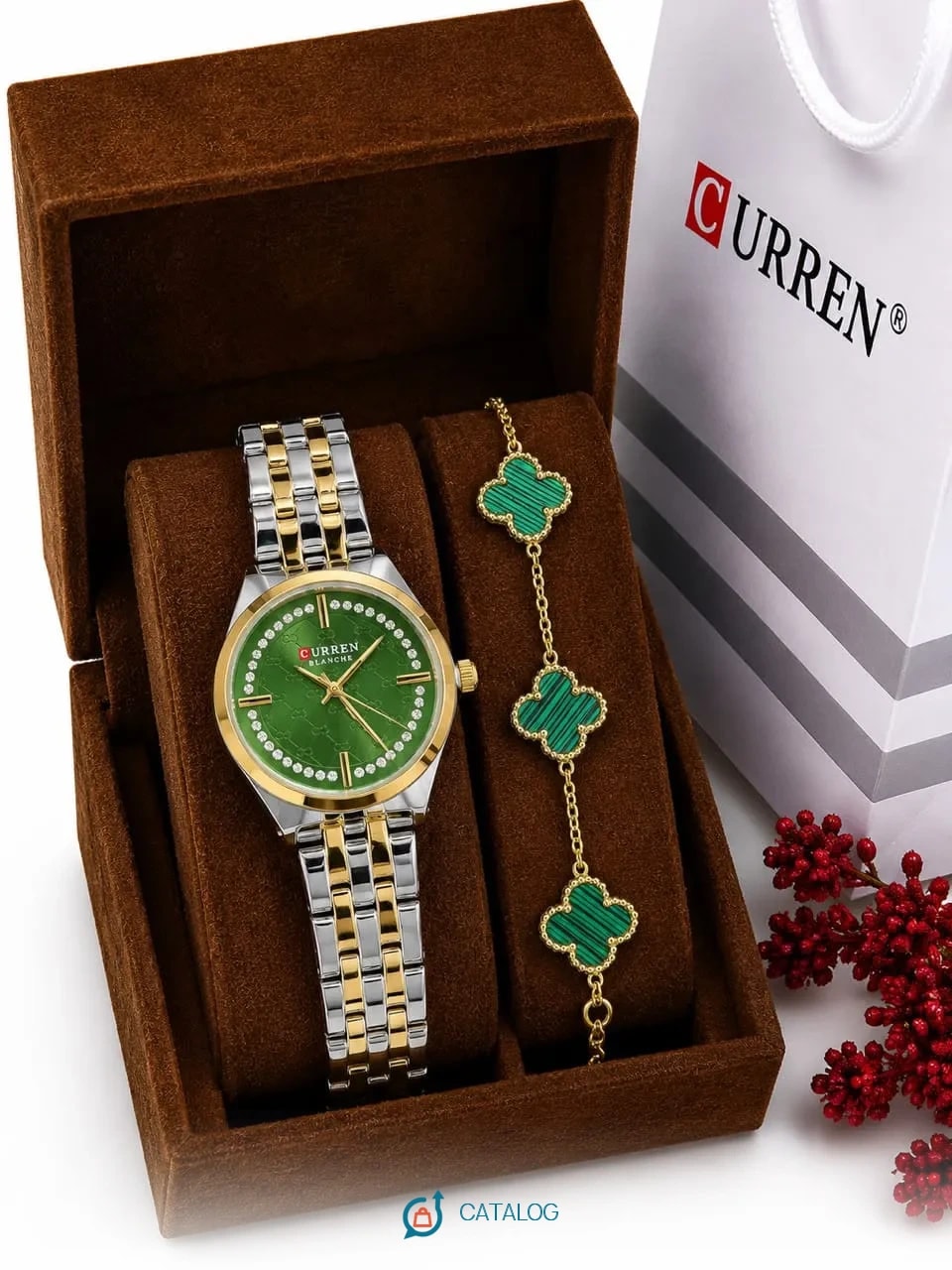 Montre et bracelet en boîte