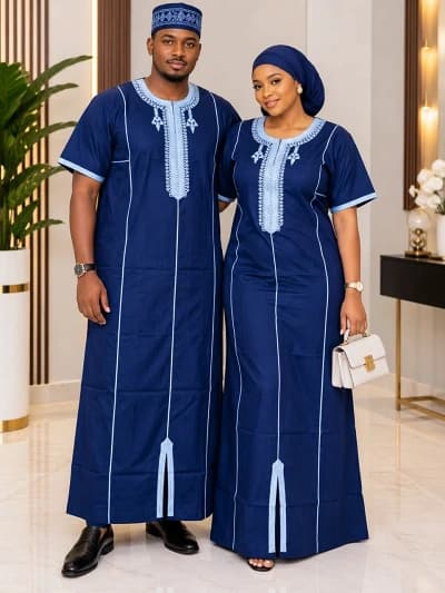 Ensemble traditionnel homme et femme