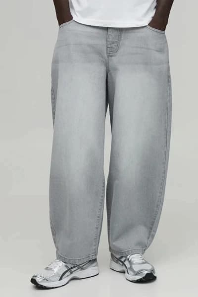 Pantalon en jean gris