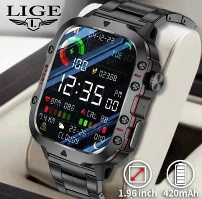Montre connectée LIGE 1.96 inch