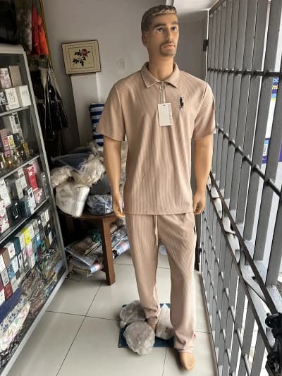 Ensemble homme rayé Polo