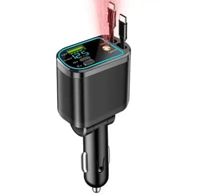 Chargeur allume-cigare avec affichage